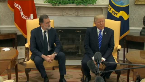 Rajoy y Trump en el Despacho Oval Rajoy y Trump en el Despacho Oval