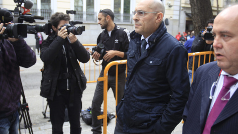 El exjuez Elpidio José Silva a su llegada al Supremo. EFE El exjuez Elpidio José Silva a su llegada al Supremo. EFE