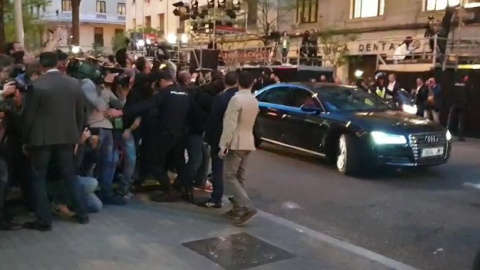 SÃ¡nchez llega a la sede de Ferraz para seguir el escrutinio