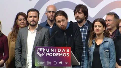 Pablo Iglesias: "Cumpliremos el mandato para que haya un gobierno de coaliciÃ³n de izquierdas"
