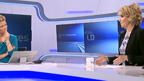 Esperanza Aguirre, en los Desayunos de TVE. Esperanza Aguirre, en los Desayunos de TVE.