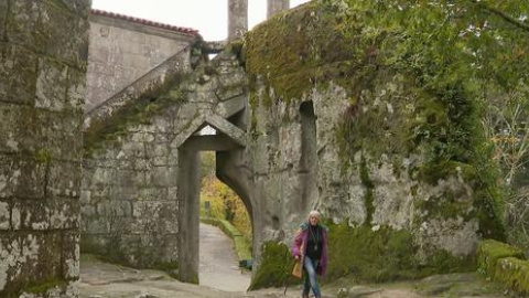 22/3/22 Imagen del monasterio de San Pedro de Rocas 22/3/22 Imagen del monasterio de San Pedro de Rocas