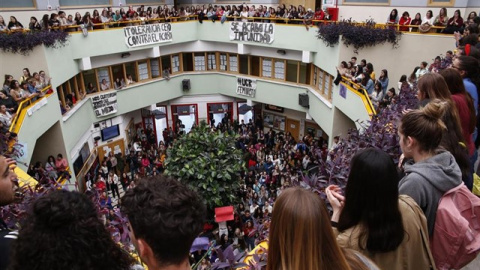 Concentración contra el acoso sexual en la Universidad de Granada. EUROPA PRESS/Álex Cámara Concentración contra el acoso sexual en la Universidad de Granada. EUROPA PRESS/Álex Cámara