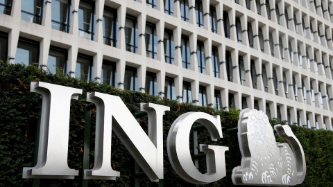 El logo del banco ING delante de su sede en Bruselas. REUTERS/Francois Lenoir El logo del banco ING delante de su sede en Bruselas. REUTERS/Francois Lenoir