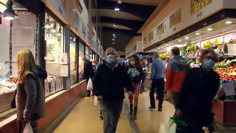 Primer día de mascarillas obligatorias Primer día de mascarillas obligatorias