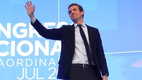 Pablo Casado en la convención del PP. EFE/Archivo Pablo Casado en la convención del PP. EFE/Archivo