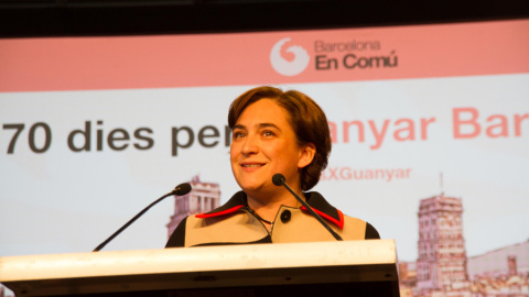 Ada Colau, en la presentación de Barcelona en Comú. Ada Colau, en la presentación de Barcelona en Comú.