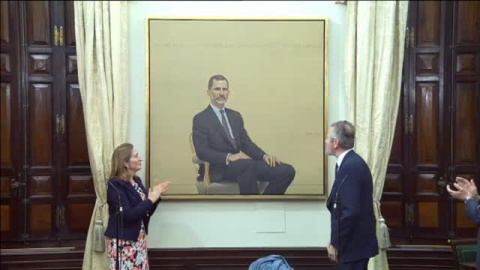El Congreso estrena retrato de Felipe VI