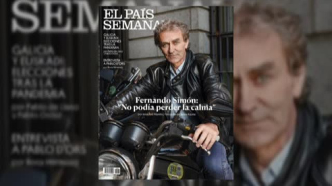 Fernando Simón se toma con humor su portada de motero Fernando Simón se toma con humor su portada de motero