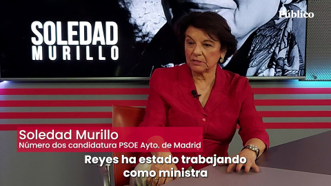 Soledad Murillo: "Reyes Maroto tiene una gran capacidad de negociación" Soledad Murillo: "Reyes Maroto tiene una gran capacidad de negociación"