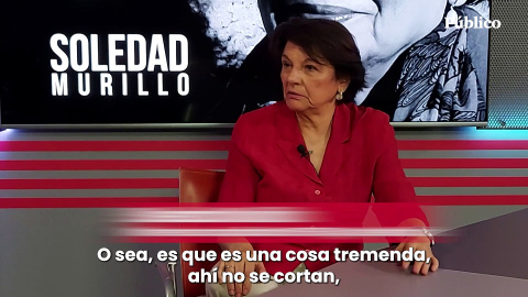 Soledad Murillo: "Vox es un grupo preconstitucional" Soledad Murillo: "Vox es un grupo preconstitucional"
