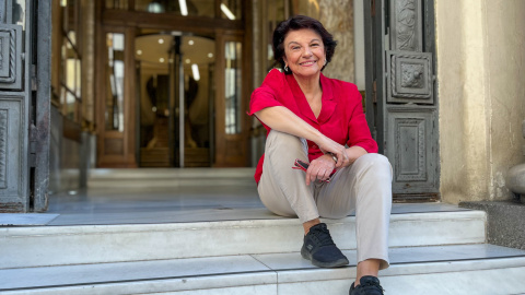 La número dos del PSOE para el Ayuntamiento de Madrid, en otra imagen tras la entrevista con 'Público'. La número dos del PSOE para el Ayuntamiento de Madrid, en otra imagen tras la entrevista con 'Público'.