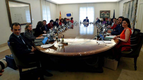Primer Consejo de ministros de la era Sánchez. (CHEMA MOYA | EFE) Primer Consejo de ministros de la era Sánchez. (CHEMA MOYA | EFE)