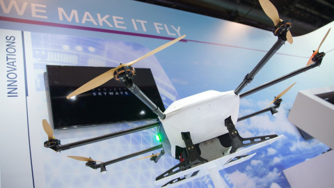 Dron en una exposición | EUROPA PRESS Dron en una exposición | EUROPA PRESS