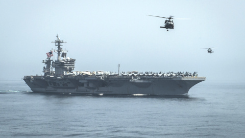 USS Theodore Roosevelt. REUTERS USS Theodore Roosevelt. REUTERS