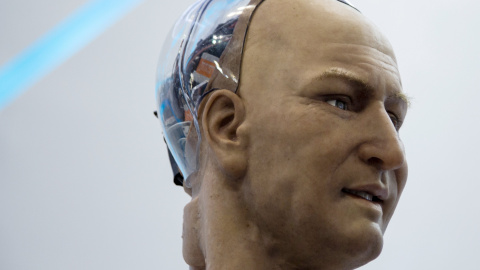 Hanson Robotics tendrá listo a Han a final de año, con el objetivo de servir como asistente en una recepción de hotel, dar información en un aeropuerto o ser el guía en un museo. /REUTERS Hanson Robotics tendrá listo a Han a final de año, con el objetivo de servir como asistente en una recepción de hotel, dar información en un aeropuerto o ser el guía en un museo. /REUTERS