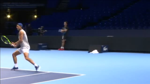 Los "maestros" ya entrenan en el O2 de Londres Los "maestros" ya entrenan en el O2 de Londres