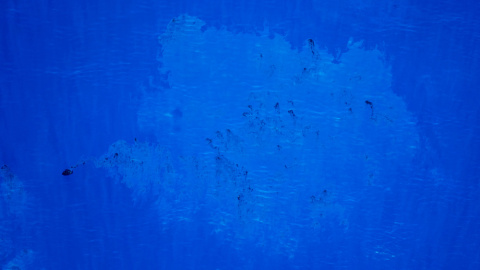 Restos del fuel aproximandose a la costa de Mogan. PEDRO ARMESTRE (GREENPEACE)