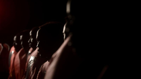 11/06/2018.- Fotografía facilitada por SOS Mediterranee de algunos de los 629 inmigrantes que fueron rescatados en la madrugada del domingo 10 de junio y trasladados al barco "Aquarius", fletado por Médicos Sin Fronteras y SOS Mediterranee,