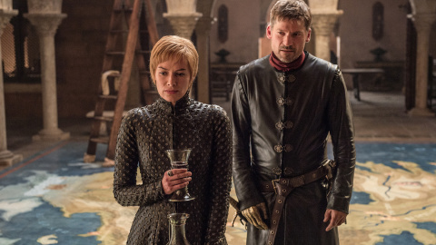 Los hermanos Cersei y Jamie Lannister. Los hermanos Cersei y Jamie Lannister.