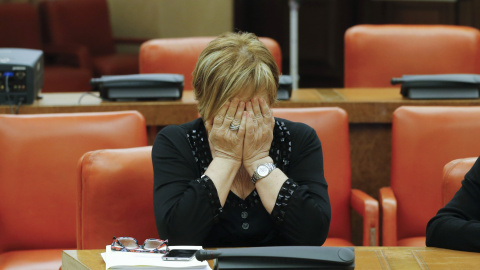 La vicepresidenta primera de Congreso de los Diputados, Celia Villalobos, durante una reunión del Grupo Parlamentario Popular. EFE/BALLESTEROS La vicepresidenta primera de Congreso de los Diputados, Celia Villalobos, durante una reunión del Grupo Parlamentario Popular. EFE/BALLESTEROS