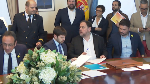 Los diputados presos por el 'procÃ©s' presentan sus credenciales