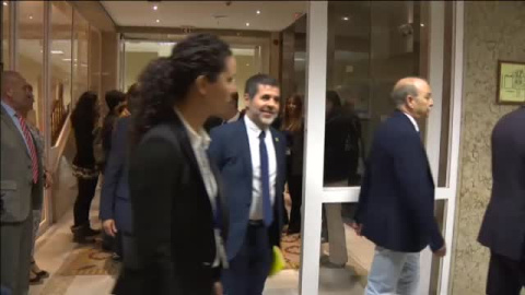 Junqueras, Rull, Turull y SÃ¡nchez recogen sus actas de diputados
