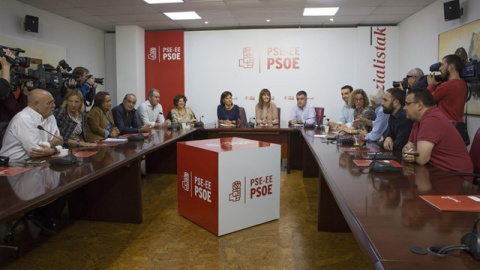 Reunión de la ejecutiva del PSE-EE. Reunión de la ejecutiva del PSE-EE.