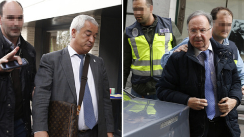 El presidente de Ausbanc, Luis Pineda. y el secretario general de Manos Limpias, Miguel Bernard, detenidos. EFE El presidente de Ausbanc, Luis Pineda. y el secretario general de Manos Limpias, Miguel Bernard, detenidos. EFE