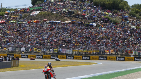 Foto de archivo del GP de España del año pasado. Foto de archivo del GP de España del año pasado.