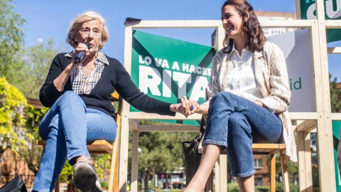 La candidata a la presidencia de la Comunidad y portavoz de Más Madrid, Mónica García, interviene en la presentación del proyecto de viviendas alternativas para mayores por Más Madrid, a 19 de abril de 2023, en Madrid (España). La candidata a la presidencia de la Comunidad y portavoz de Más Madrid, Mónica García, interviene en la presentación del proyecto de viviendas alternativas para mayores por Más Madrid, a 19 de abril de 2023, en Madrid (España).