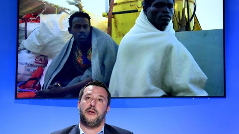 El vicepresidente y ministro de Interior de Italia, Matteo Salvini. EFE El vicepresidente y ministro de Interior de Italia, Matteo Salvini. EFE