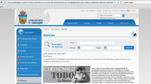 La web del Ayuntamiento de Guadalajara La web del Ayuntamiento de Guadalajara