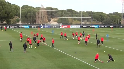 El Atlético de Madrid se prepara para el partido ante Levante El Atlético de Madrid se prepara para el partido ante Levante