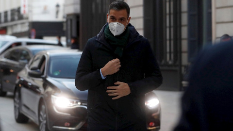 El presidente del Gobierno, Pedro Sánchez, a su llegada al Congreso este miércoles. El presidente del Gobierno, Pedro Sánchez, a su llegada al Congreso este miércoles.