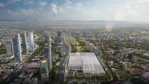 Recreación de Madrid Nuevo Norte. Recreación de Madrid Nuevo Norte.