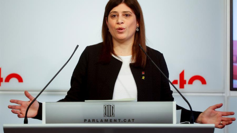 La portavoz de JxCat en el Parlament de Cataluña, Gemma Geis, La portavoz de JxCat en el Parlament de Cataluña, Gemma Geis,