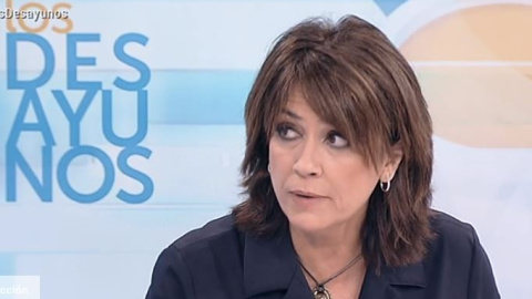 Dolores Delgado, ministra de Justicia, durante el programa Los Desayunos de TVE Dolores Delgado, ministra de Justicia, durante el programa Los Desayunos de TVE