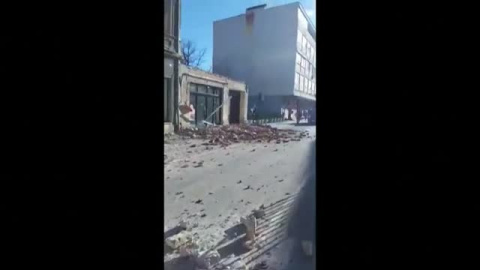 Un fuerte terremoto de magnitud 6,4 sacude Croacia Un fuerte terremoto de magnitud 6,4 sacude Croacia