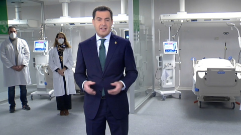 Juanma Moreno apuesta por grandes acuerdos en España y pide unidad Juanma Moreno apuesta por grandes acuerdos en España y pide unidad
