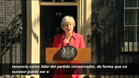 Theresa May anuncia su dimisión Theresa May anuncia su dimisión