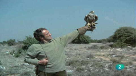 Un fotograma de la seria El Hombre y la Tierra, de Félix Rodíguez de la Fuente, que se emitía en TVE Un fotograma de la seria El Hombre y la Tierra, de Félix Rodíguez de la Fuente, que se emitía en TVE