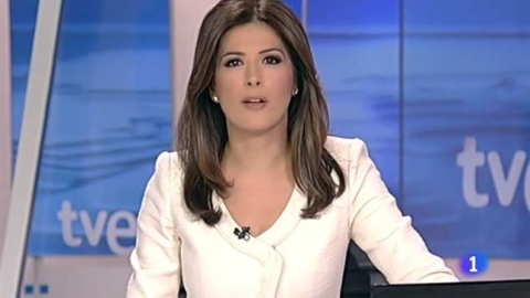 La presentadora Lara Siscar en TVE. La presentadora Lara Siscar en TVE.