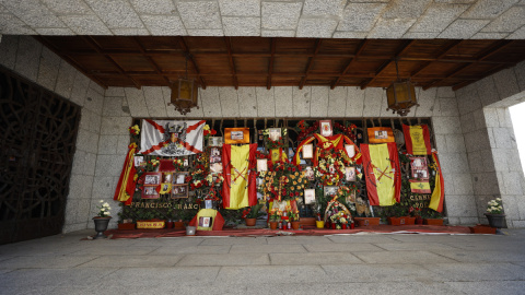 Vista del panteón del dictador Francisco Franco en el cementerio de El Pardo-Mingorrubio, a 21 de abril de 2023. Vista del panteón del dictador Francisco Franco en el cementerio de El Pardo-Mingorrubio, a 21 de abril de 2023.