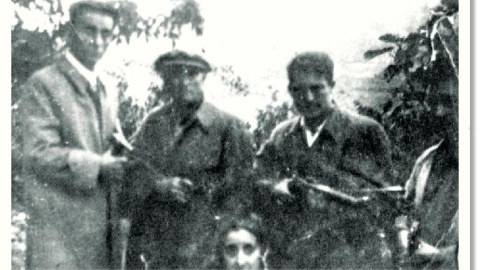 Los guerrilleros Neira, Gardarríos y Trancas. Los guerrilleros Neira, Gardarríos y Trancas.