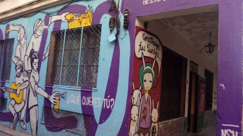 Fachada del Centro Social 'La Morada' de Madrid.- LA MORADA Fachada del Centro Social 'La Morada' de Madrid.- LA MORADA