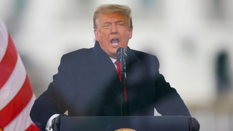 El presidente saliente de los EEUU, Donald Trump, en una imagen de archivo. El presidente saliente de los EEUU, Donald Trump, en una imagen de archivo.