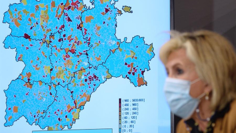 La consejera de Sanidad de la Junta de Castilla y León, Verónica Casado.