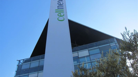 Detalle de la sede de Cellnex, la filial de telecomunicaciones de Abertis. E.P. Detalle de la sede de Cellnex, la filial de telecomunicaciones de Abertis. E.P.
