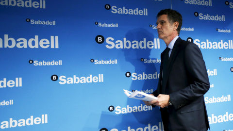 El consejero delegado de Banco Sabadell, Jaime Guardiola. REUTERS El consejero delegado de Banco Sabadell, Jaime Guardiola. REUTERS